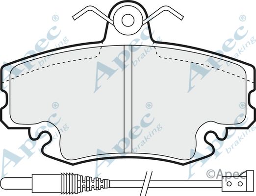 APEC BRAKING Jarrupala, levyjarru PAD810